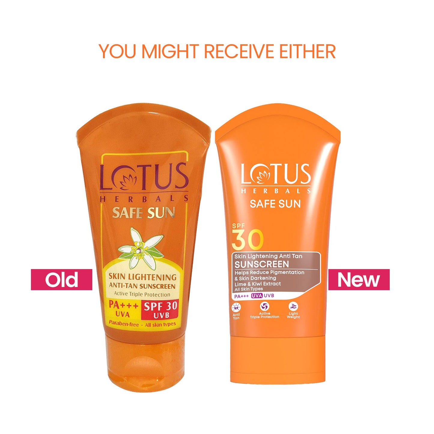 Lotus SAFE SUN Skin Lightening SUNSCREEN SPF-30 75g