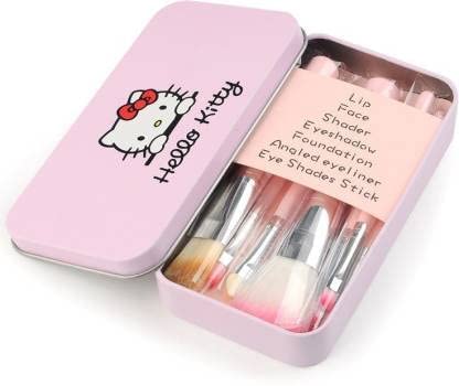 Hello Kitty COSMETIC Soft Makeup Brush Set (7 Pcs)