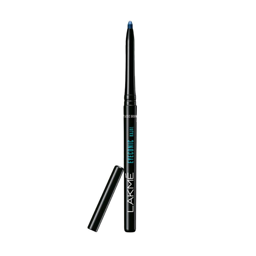 LAKMÉ Eyeconic Black Kajal 0.35 g (Combo Pack of 2) Matte Kohl Liner in a Twist Up Pencil - Waterproof, Smudge Proof & Long Lasting Eye Makeup