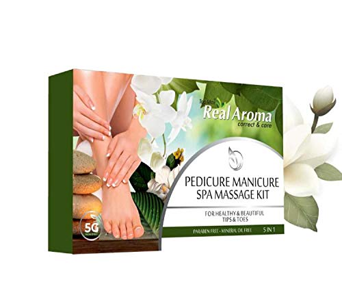Top Max real Aroma correct and care® Manicure & Pedicure SPA Massage Kit(5 in 1)