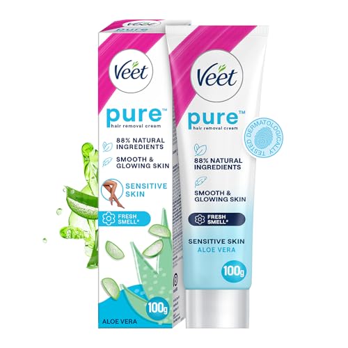 Veet Silk & Fresh Hair Removal Cream, Sensitive Skin - 100g