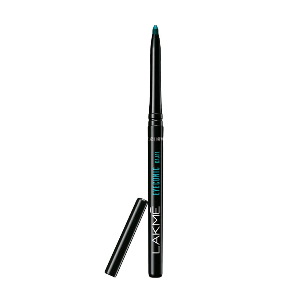 LAKMÉ Eyeconic Black Kajal 0.35 g (Combo Pack of 2) Matte Kohl Liner in a Twist Up Pencil - Waterproof, Smudge Proof & Long Lasting Eye Makeup