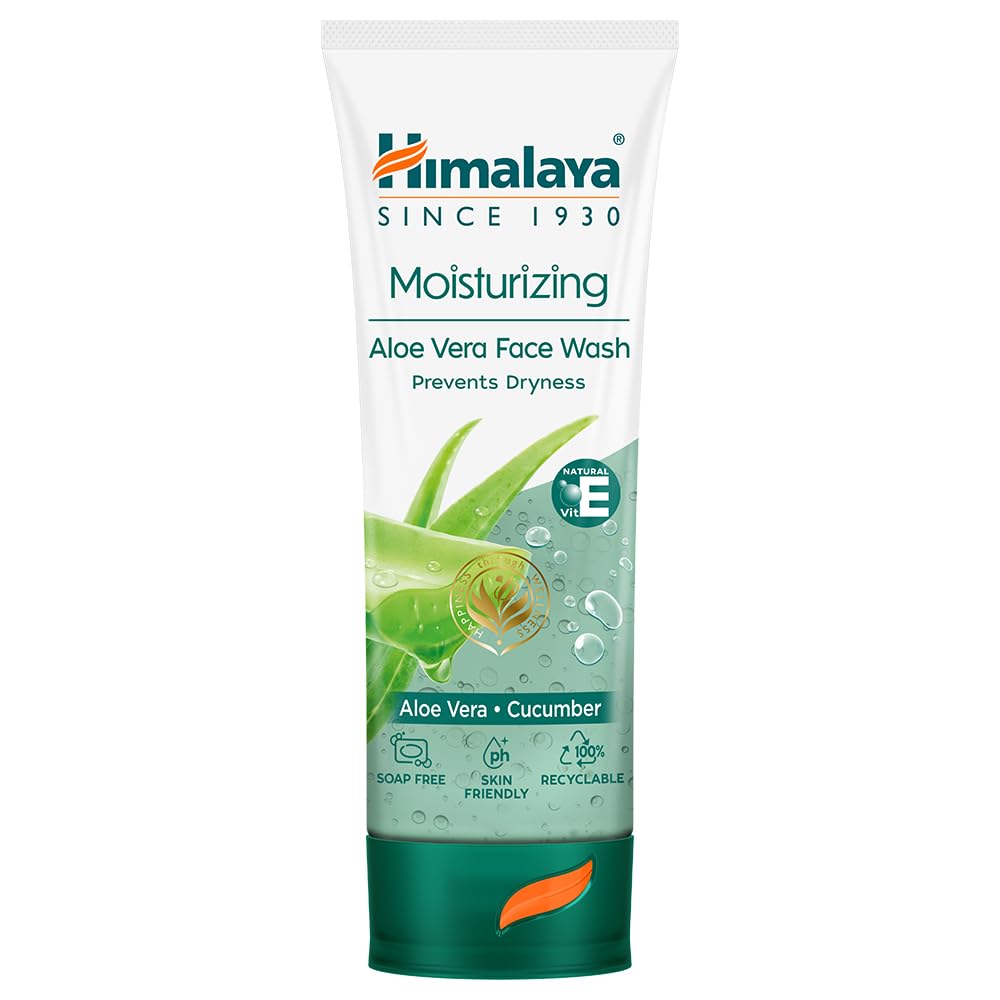 Himalaya Moisturizing Aloe Vera Face Wash, 200ml