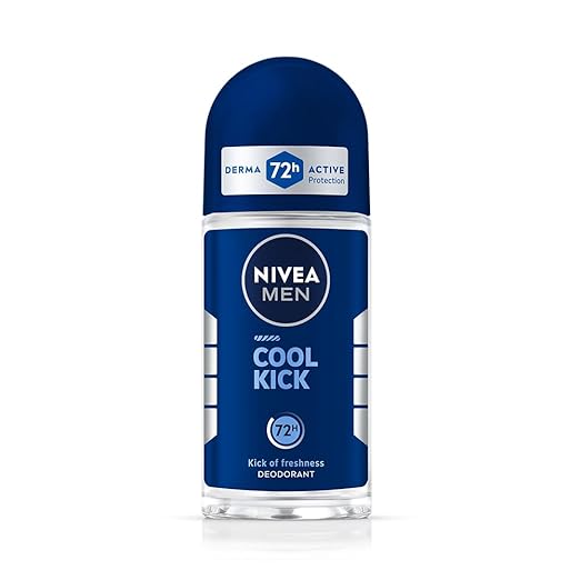 NIVEA MEN Deodorant Roll On, Cool Kick, 50ml