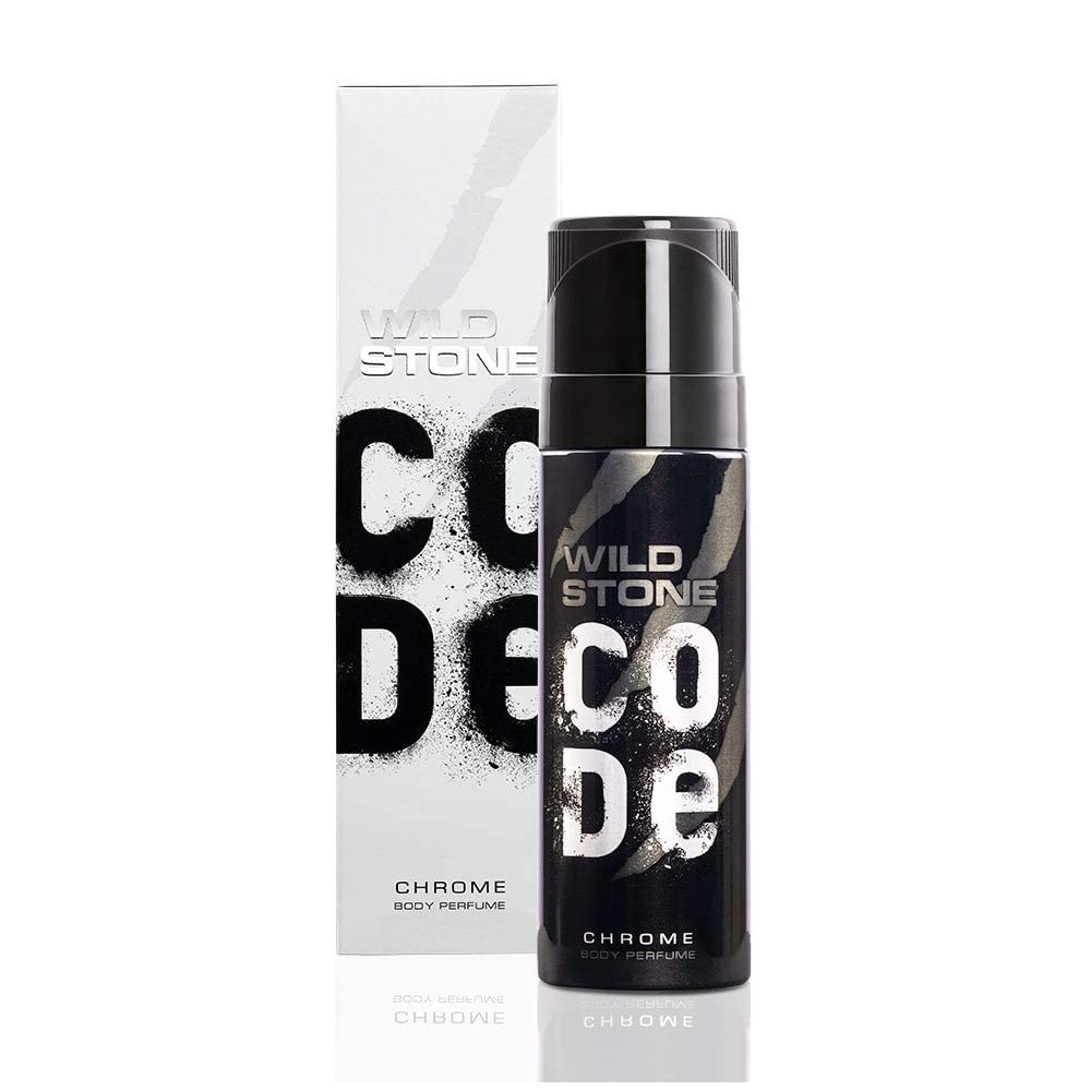 WILD STONE CODE Titanium Long Lasting No Gas Body Perfume For Men, 150Ml, Spray
