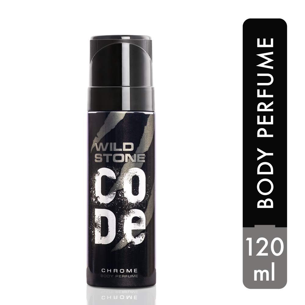 WILD STONE CODE Titanium Long Lasting No Gas Body Perfume For Men, 150Ml, Spray