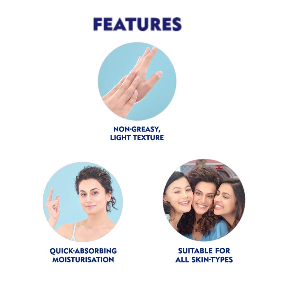 NIVEA Soft Light Moisturizer, 300 ml, for Face, Hand & Body, Non-Greasy Cream with Vitamin E & Jojoba Oil for Instant Hydration