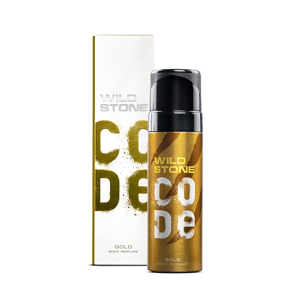 WILD STONE CODE Titanium Long Lasting No Gas Body Perfume For Men, 150Ml, Spray