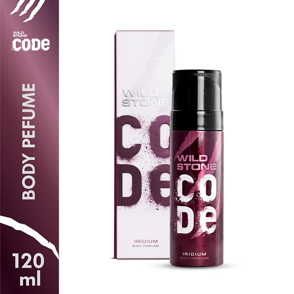 WILD STONE CODE Titanium Long Lasting No Gas Body Perfume For Men, 150Ml, Spray
