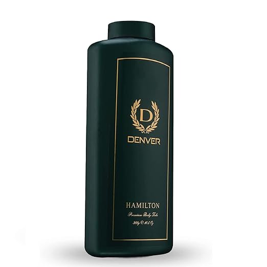 DENVER Hamilton Premium Body Talc- 300GM | Scented Talcum Powder for Men