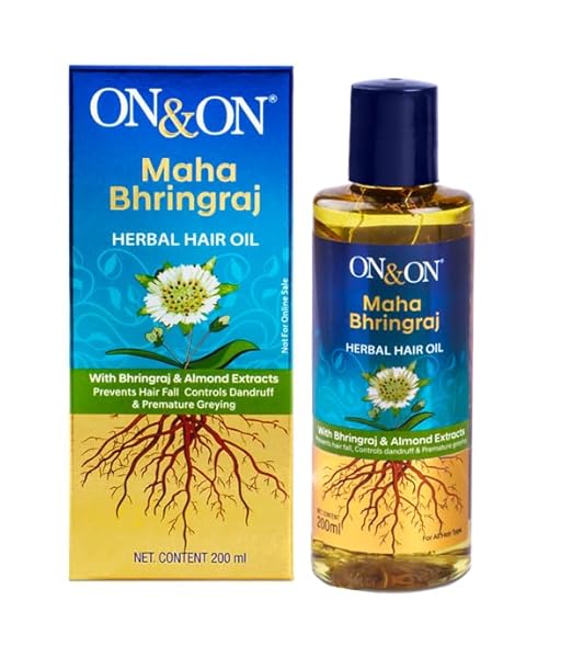 Elements Wellness Maha Bhringraj Herbal Hair Oil 200ml, Elements Wellness, Maha Bhringraj, Nourishing And Strengthening Hair