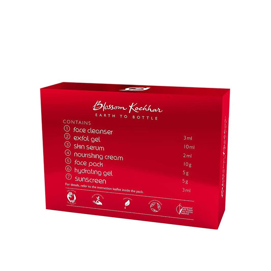 Aroma Magic 7 step Bridal Glow Facial Kit| Enhance Natural glow + Dazzling radiance & Revitalises | with Turmeric & Rose Extracts| All Skin type| Single Use| Pack of 1 (20g + 18ml)