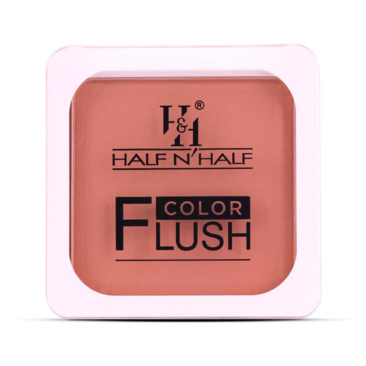 Half N Half Color Flush|Enriched with Vitamin E|Long Lasting Formula|Blendable & Buildable Texture|Matte Finish|For All Skin Types|Gives rich color to cheeks|One Stroke Color Pay Off- Nude Peach