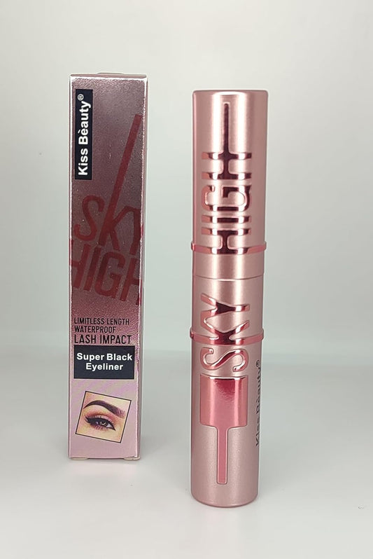 Kiss Beauty Sky High Ultra Volume Volumizing Eyeliner For Bold And Dramatic Lashes - Long-lasting, Waterproof, And Smudge-proof Formula For Stunning Eye Makeup Looks