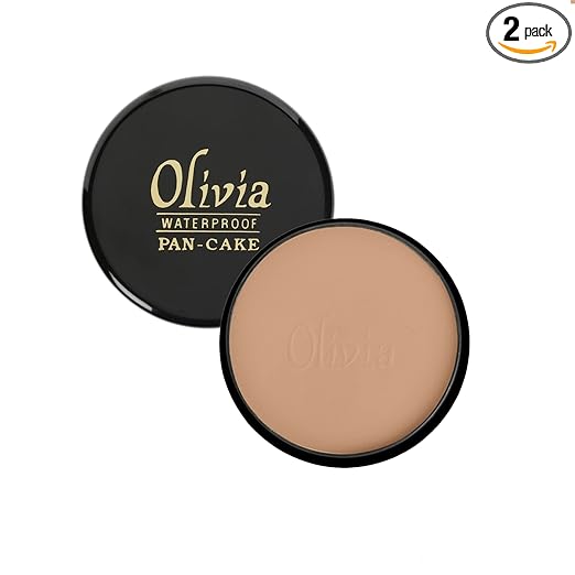 Olivia Waterproof Natural Honey Makeup Cream Concealer Pan Cake, Medium Coverage, For All Skin Types (25G, Shade No.24)