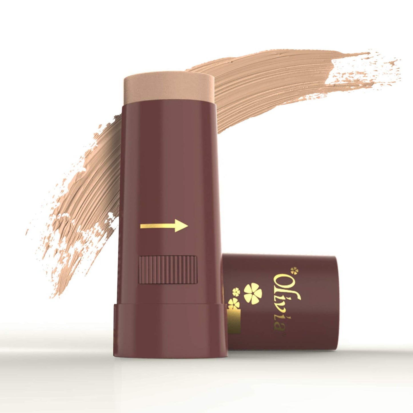 Olivia Waterproof Natural Honey Makeup Cream Concealer Pan Cake, Medium Coverage, For All Skin Types (25G, Shade No.24)