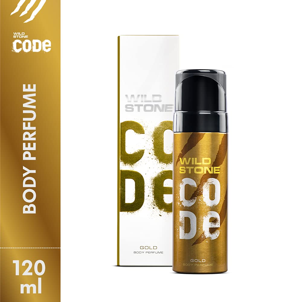 WILD STONE CODE Titanium Long Lasting No Gas Body Perfume For Men, 150Ml, Spray