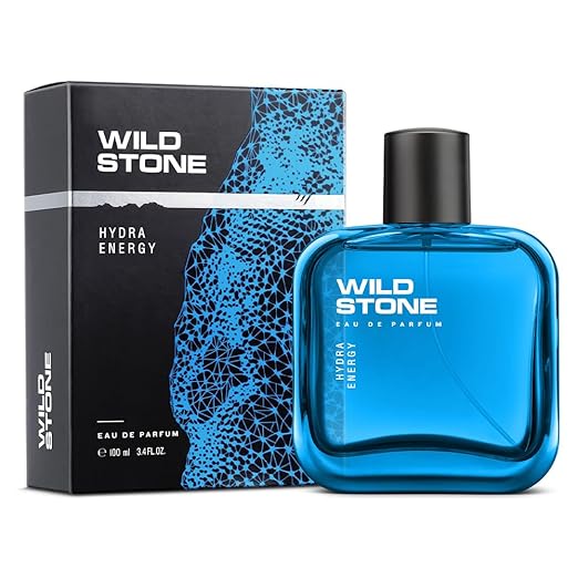 Wild Stone Hydra Energy EDP Premium Perfume for Men, 100 Ml | Long-lasting Eau De Parfum | Refreshing Fragrances for Modern Man | Active Lifestyle | Gift For Men.
