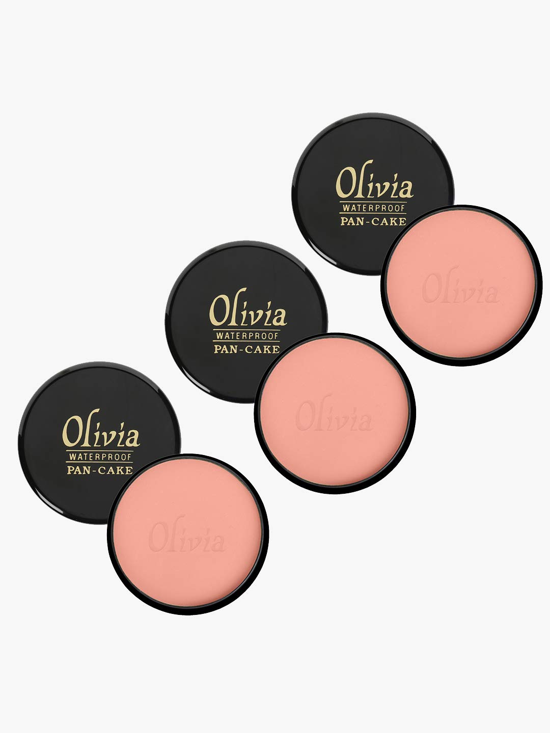 Olivia Waterproof Natural Honey Makeup Cream Concealer Pan Cake, Medium Coverage, For All Skin Types (25G, Shade No.24)