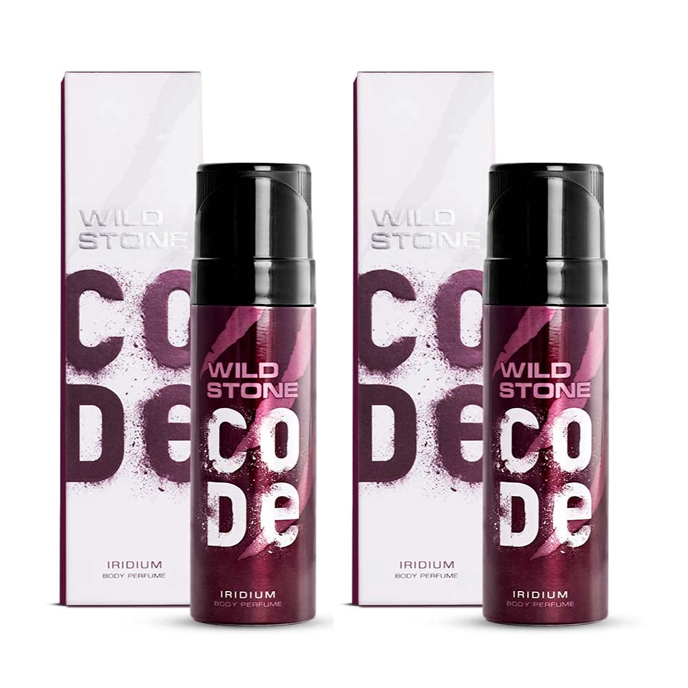 WILD STONE CODE Titanium Long Lasting No Gas Body Perfume For Men, 150Ml, Spray