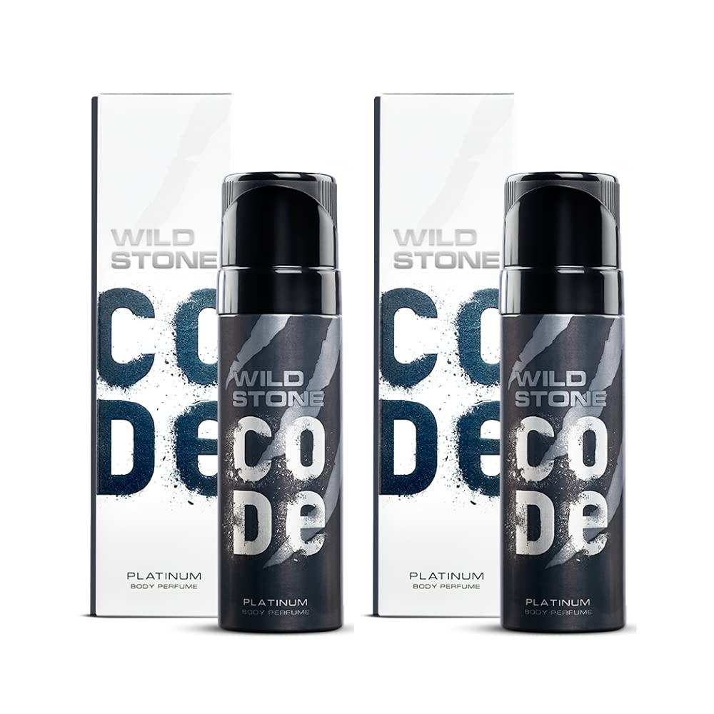 WILD STONE CODE Titanium Long Lasting No Gas Body Perfume For Men, 150Ml, Spray