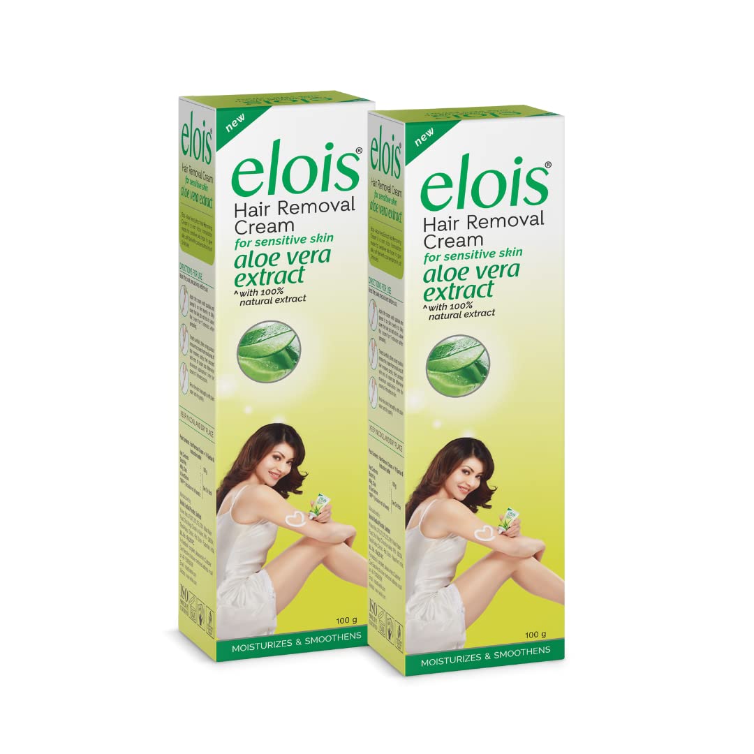 Elois Hair Removal Cream For Women Bikini Area - With Natural Extracts Painless For Normal Skin - Suitable for Legs Underarms Bikini Line Arms - (Rose Extract, 100 Gram)