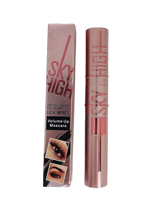 TRIMAX GOLD Sky High mascara waterproof Bold Eye Super Lash Mascara for Thicker Lashes, Smudge proof Long lasting Mascara for Eye makeup (Black)