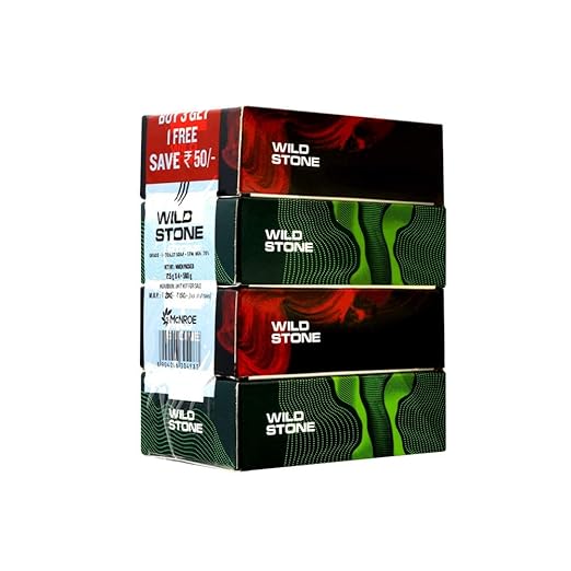 Wild Stone Soap Combo (3+1) for Men