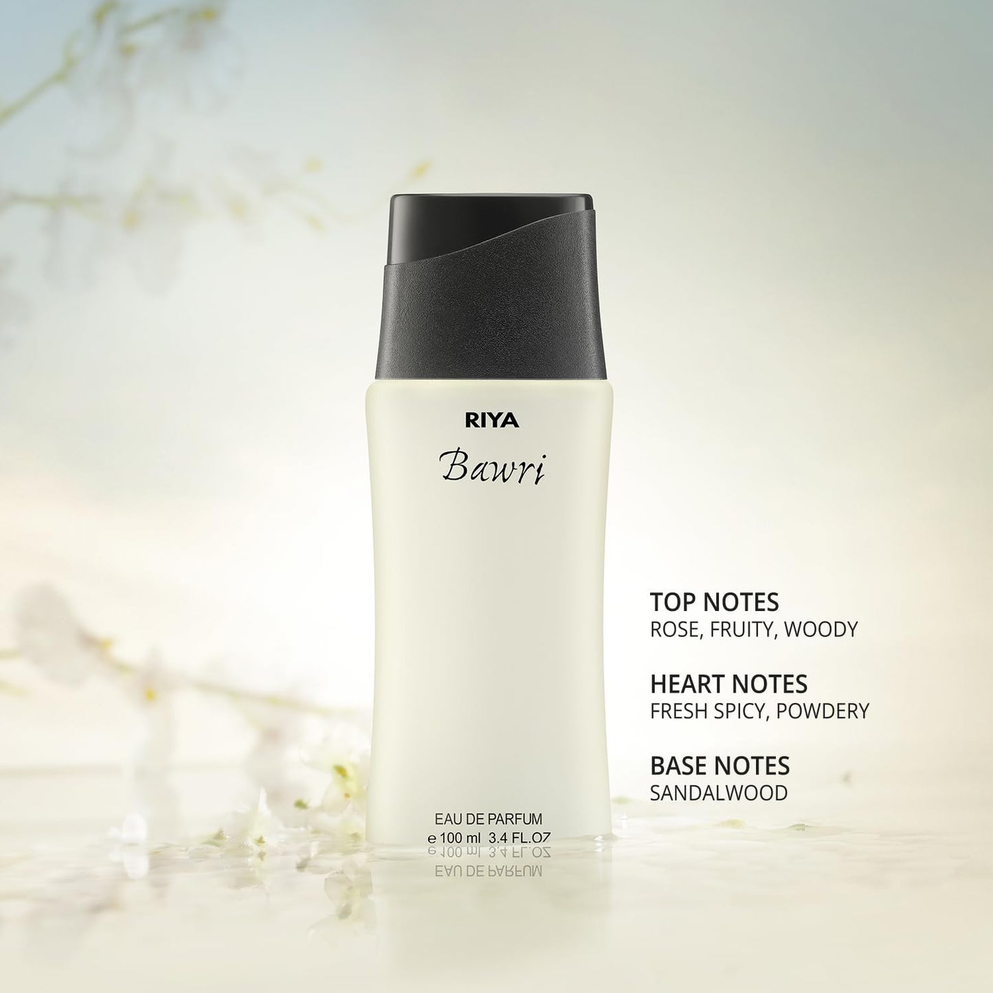 RIYA BAWRI For Women | Eau De Parfum Spray | Floral Fruity 100 ML | Mild Fragrance | Long Lasting Fragrance | Crazy Breezy Scent