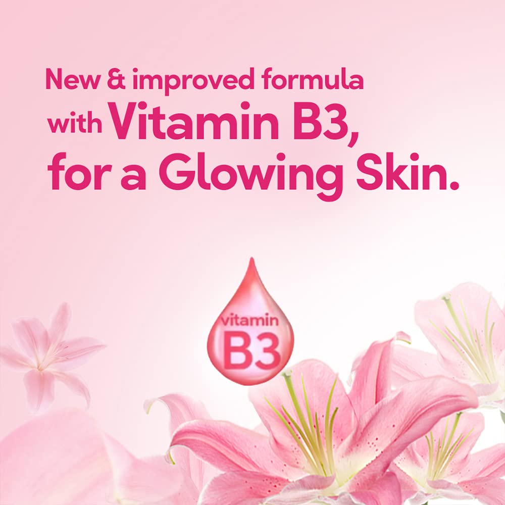 POND'S Dreamflower Pink Lily Fragrance Talcum Powder 400 g, Cooling Fresh Talc for Face & Body - For Men & Women