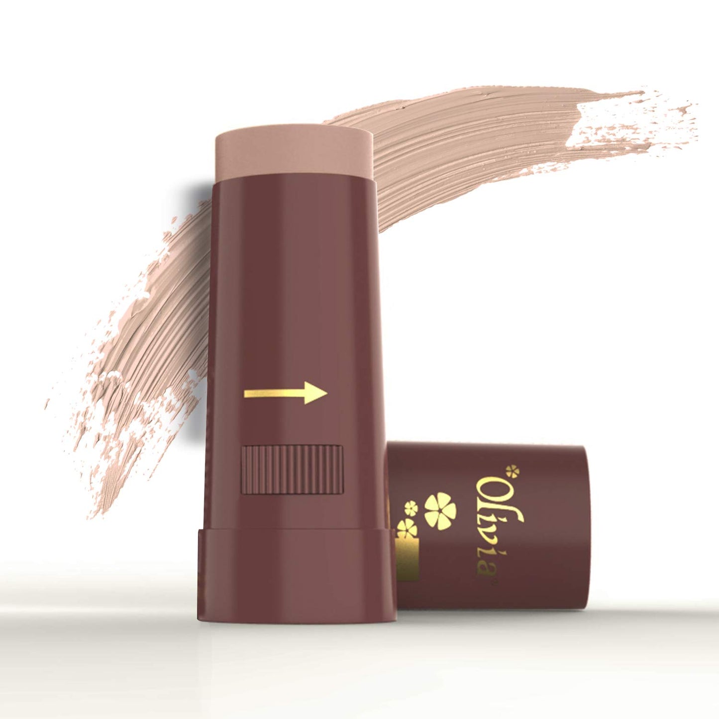 Olivia Waterproof Natural Honey Makeup Cream Concealer Pan Cake, Medium Coverage, For All Skin Types (25G, Shade No.24)