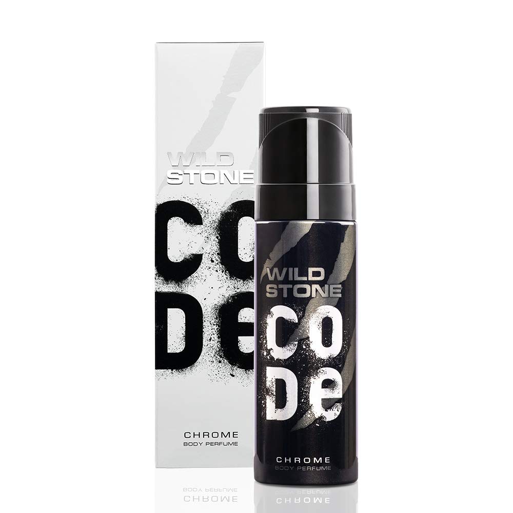 WILD STONE CODE Titanium Long Lasting No Gas Body Perfume For Men, 150Ml, Spray
