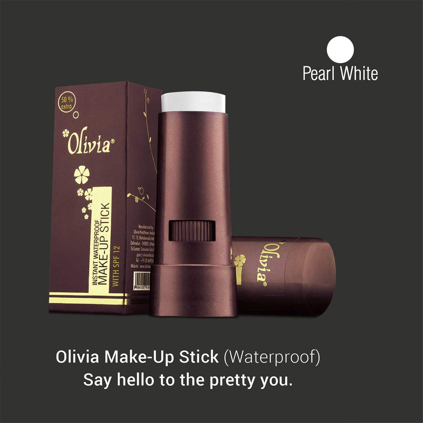 Olivia Waterproof Natural Honey Makeup Cream Concealer Pan Cake, Medium Coverage, For All Skin Types (25G, Shade No.24)
