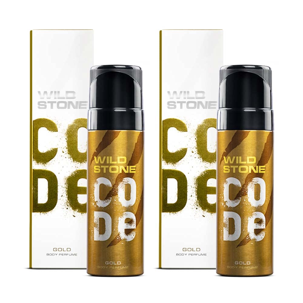 WILD STONE CODE Titanium Long Lasting No Gas Body Perfume For Men, 150Ml, Spray