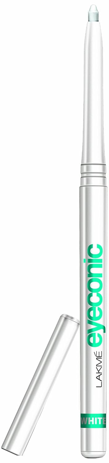 LAKMÉ Eyeconic Black Kajal 0.35 g (Combo Pack of 2) Matte Kohl Liner in a Twist Up Pencil - Waterproof, Smudge Proof & Long Lasting Eye Makeup