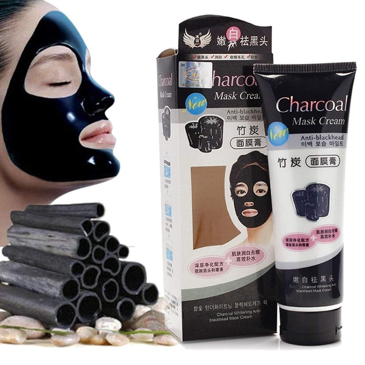 Charcoal Peel Off Mask for Women & Men | Removes Blackheads & Whiteheads | Deep Cleansing Charcoal Peel Off Mask for Oily Skin & Dull Face | 130 g