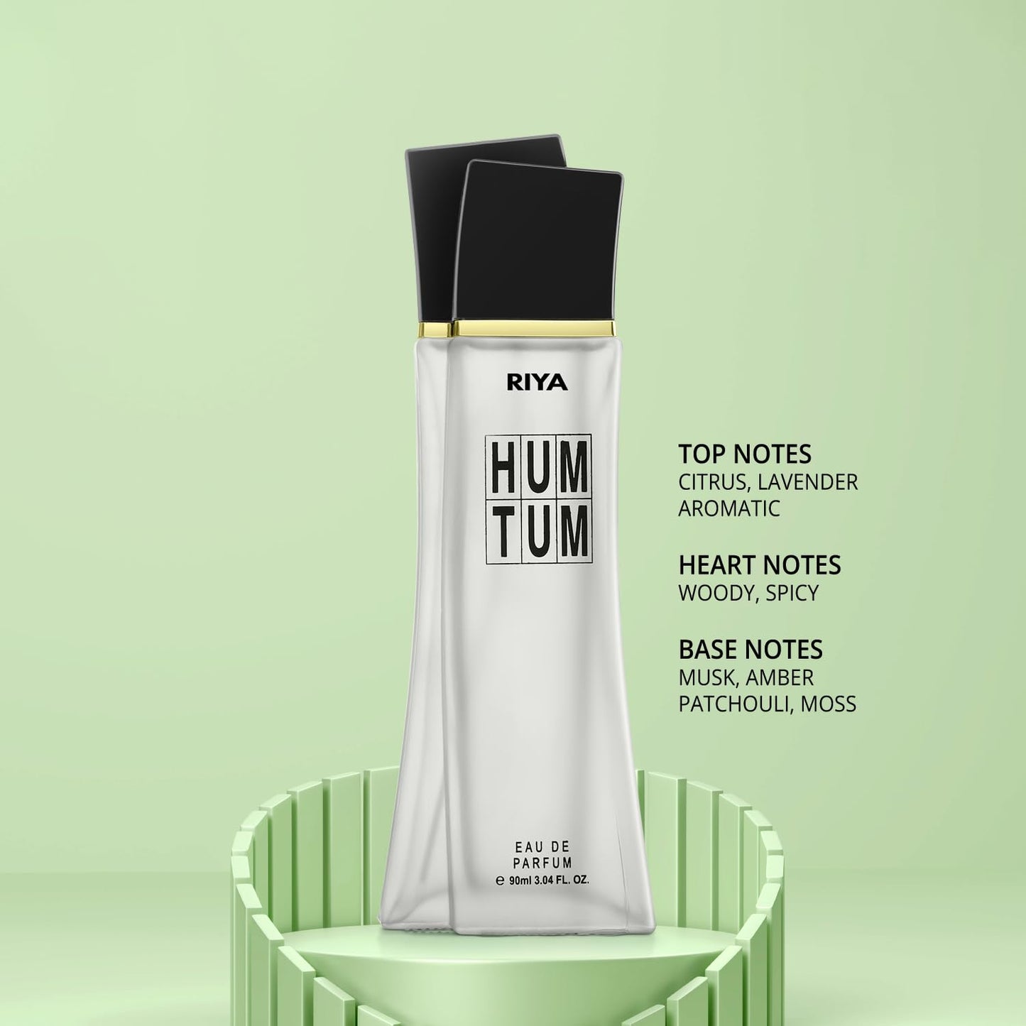 RIYA HUM TUM |Essence of Togetherness | 90 ml Perfume for Men & Women | Eau De Parfum with Long Lasting Fragrance | Citrus Floral Spicy Scent | Fragrance Spray