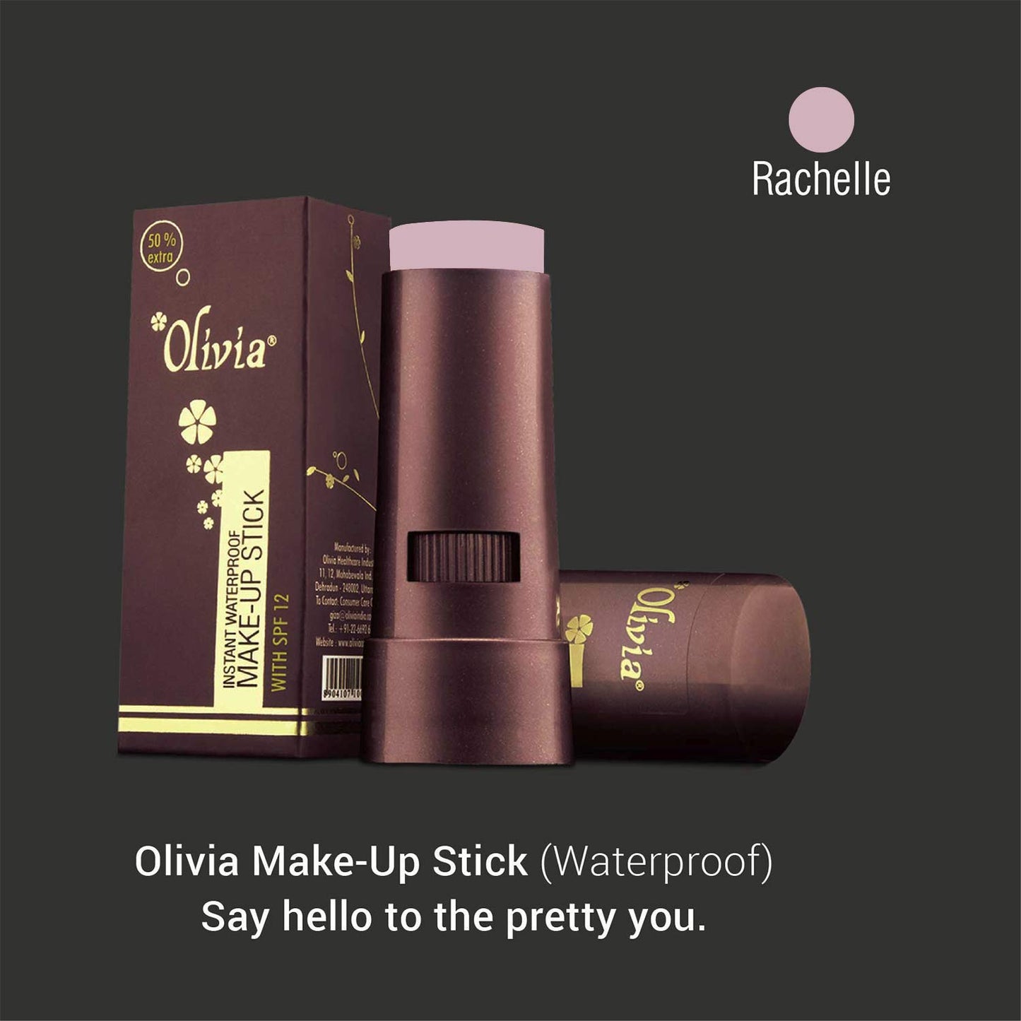 Olivia Waterproof Natural Honey Makeup Cream Concealer Pan Cake, Medium Coverage, For All Skin Types (25G, Shade No.24)