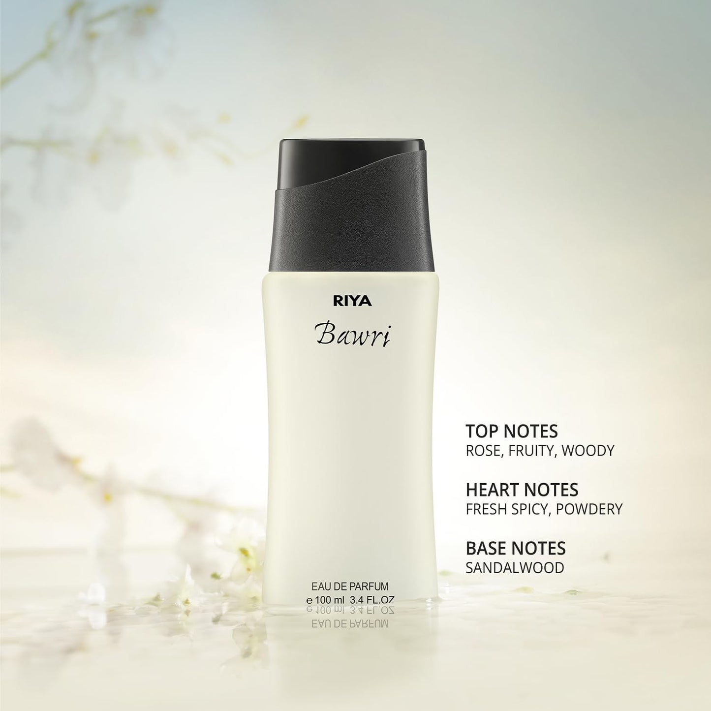 RIYA BAWRI For Women | Eau De Parfum Spray | Floral Fruity 100 ML | Mild Fragrance | Long Lasting Fragrance | Crazy Breezy Scent