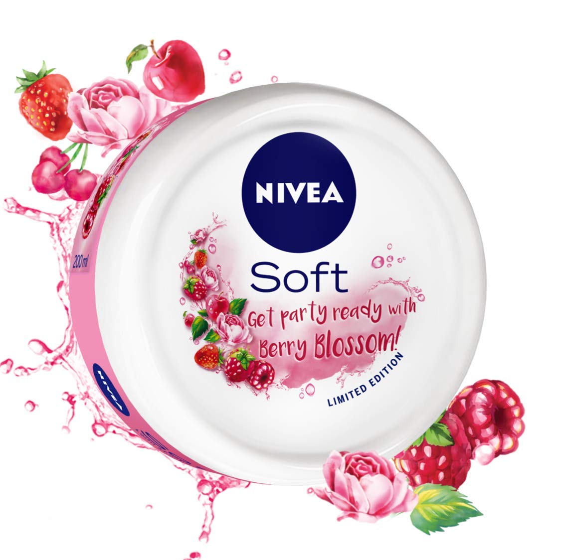 NIVEA Soft Light Moisturizer, 300 ml, for Face, Hand & Body, Non-Greasy Cream with Vitamin E & Jojoba Oil for Instant Hydration