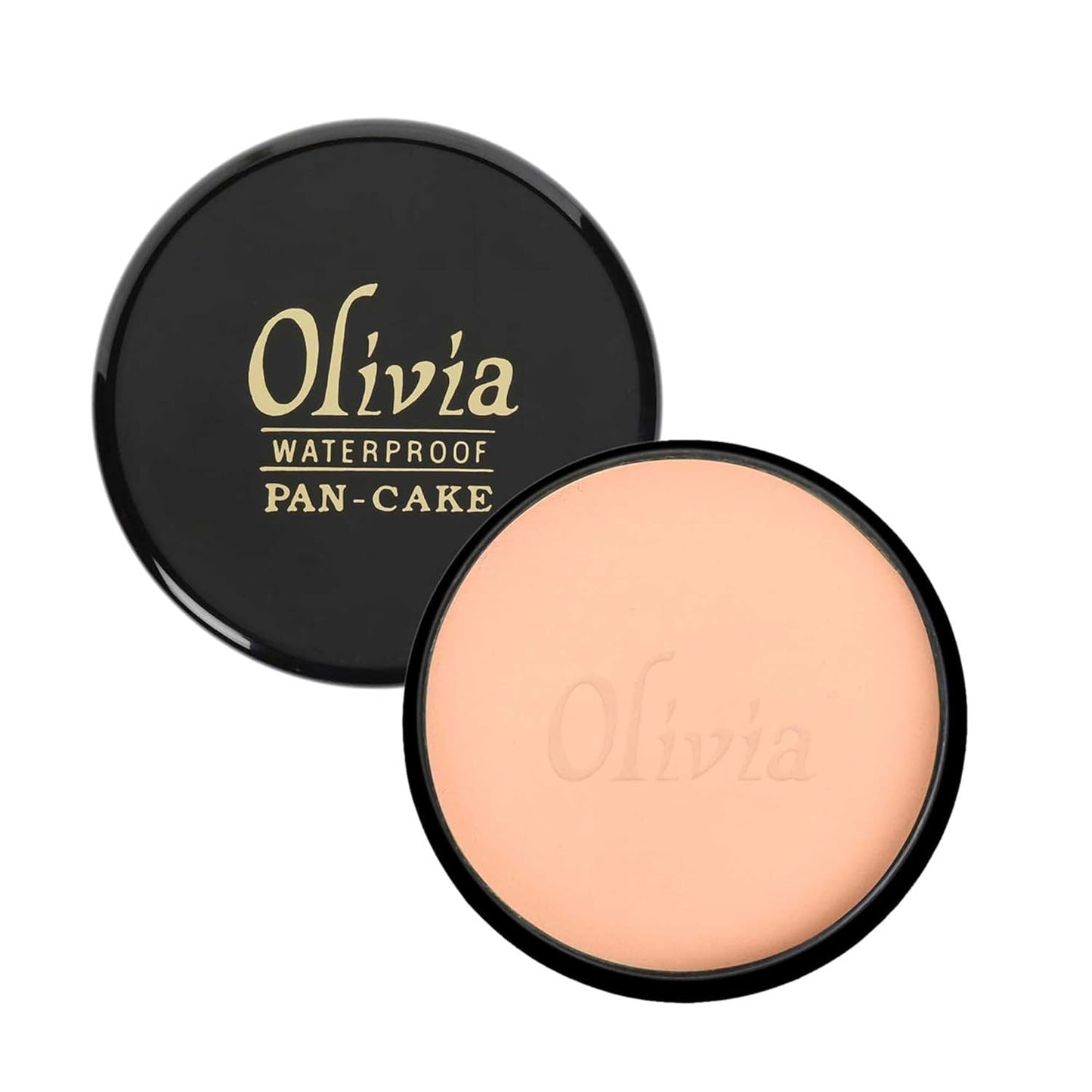 Olivia Waterproof Natural Honey Makeup Cream Concealer Pan Cake, Medium Coverage, For All Skin Types (25G, Shade No.24)