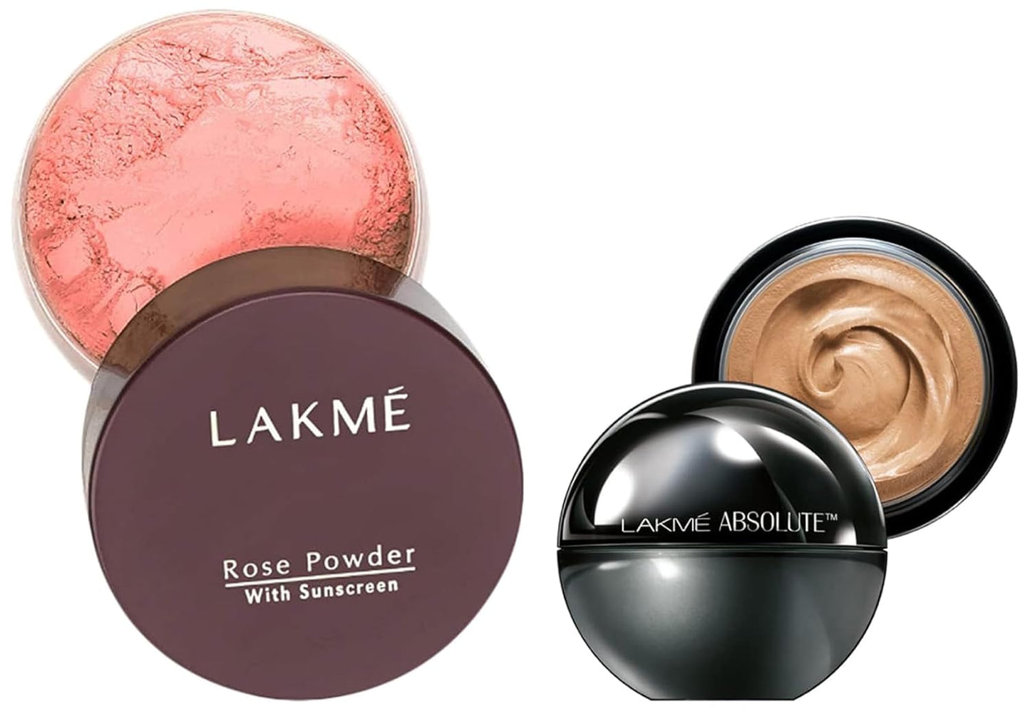 Lakme Rose Loose Face Powder with Sunscreen, Warm Pink, Face Makeup for a Rosy Glow - Matte Finish for Oily Skin Control, 40 g
