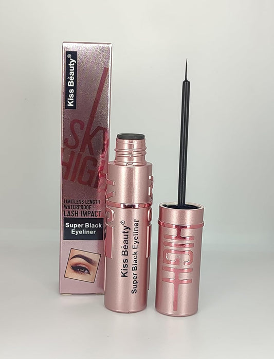 Kiss Beauty Sky High Ultra Volume Volumizing Eyeliner For Bold And Dramatic Lashes - Long-lasting, Waterproof, And Smudge-proof Formula For Stunning Eye Makeup Looks