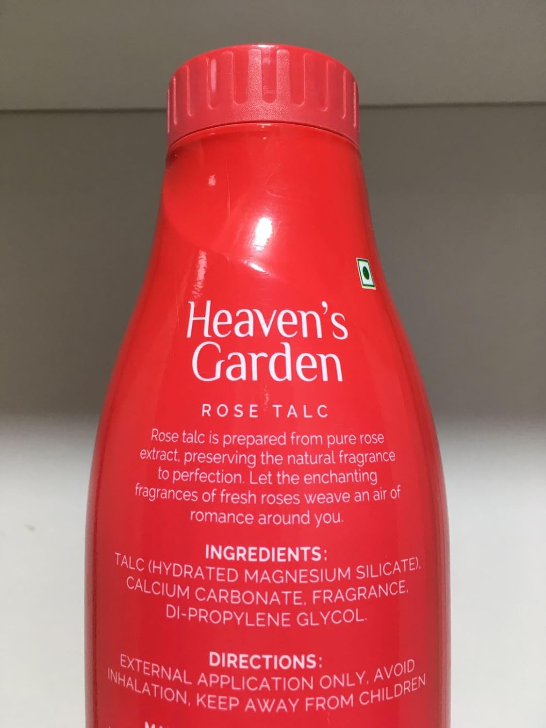 Heaven's Garden Luxury & Rose Talcum Powder for Men and Women, 300 g