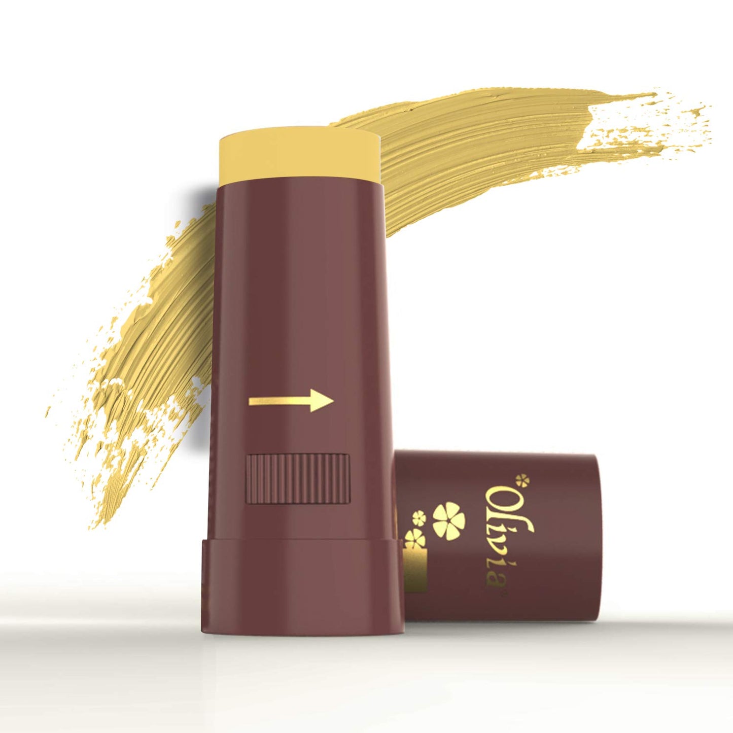 Olivia Waterproof Natural Honey Makeup Cream Concealer Pan Cake, Medium Coverage, For All Skin Types (25G, Shade No.24)