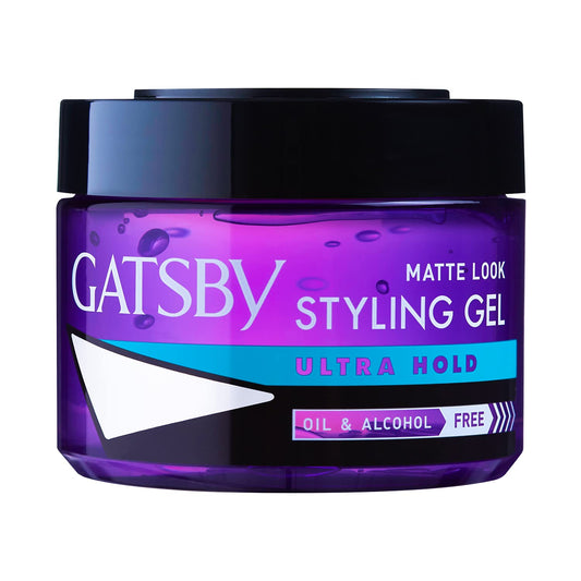 Gatsby Water Gloss - Ultra Hold, 300gm | Hair Styling Gel for Men