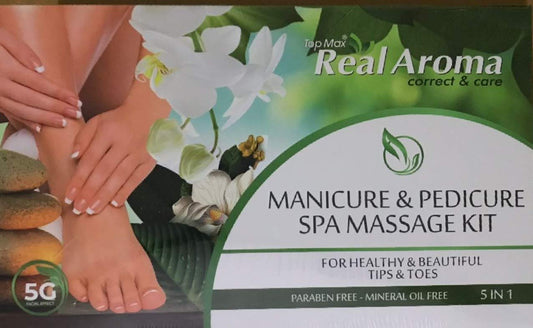 Top Max real Aroma correct and care® Manicure & Pedicure SPA Massage Kit(5 in 1)