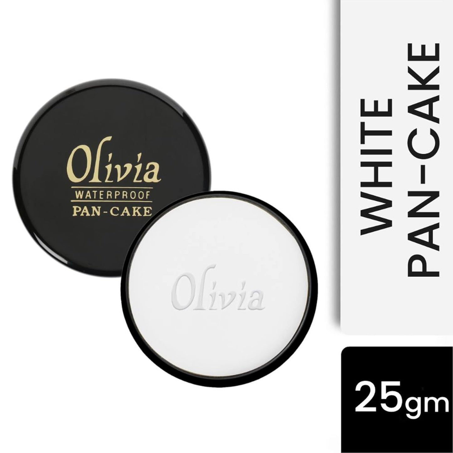 Olivia Waterproof Natural Honey Makeup Cream Concealer Pan Cake, Medium Coverage, For All Skin Types (25G, Shade No.24)