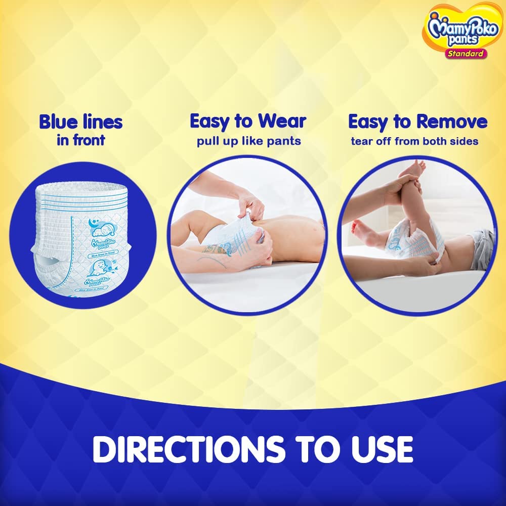 MamyPoko Pants Standard Diaper for Babies - Large size (30 counts),9-12 kg