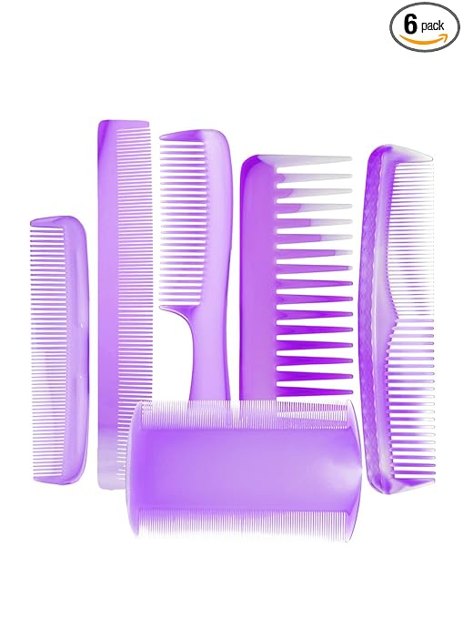 Combo of 6 Pcs Multipurpose Combs (6pc Comb set)